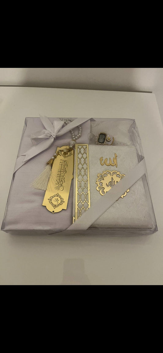 Geschenkset Mevlüd Nikah Nisan Dügün Yasin Koran Seti Gold 5tlg