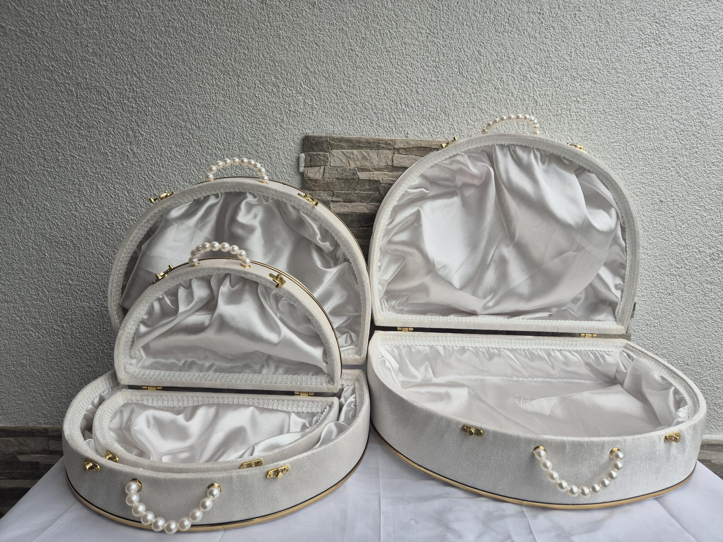 Luxuriöse Schmuckboxen im orientalischen Design – 3-teiliges Set