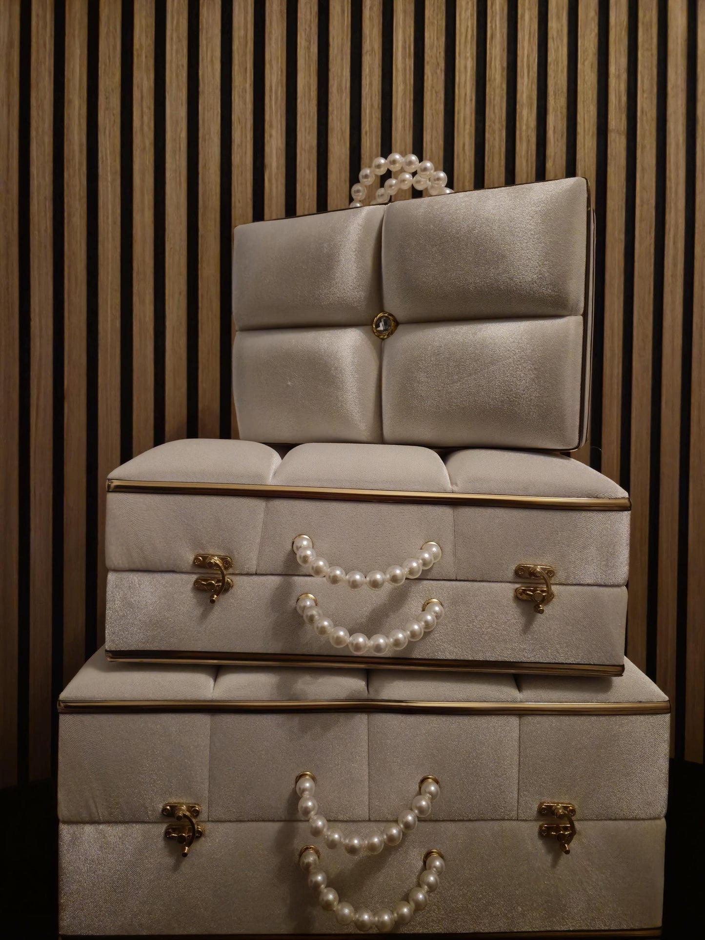 Exklusive Schmuck Aufbewahrungsboxen – 3-teiliges Luxus-Set