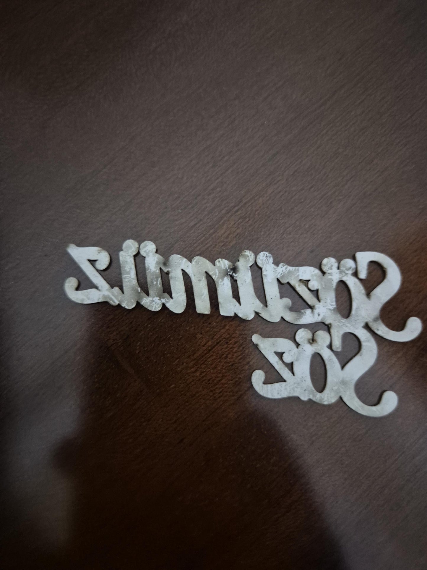 Plexiglas Schriftzug „Sözümüz Söz“ 8 cm – Selbstklebend – Türkische Dekoration, DIY, Geschenkidee, Wanddeko