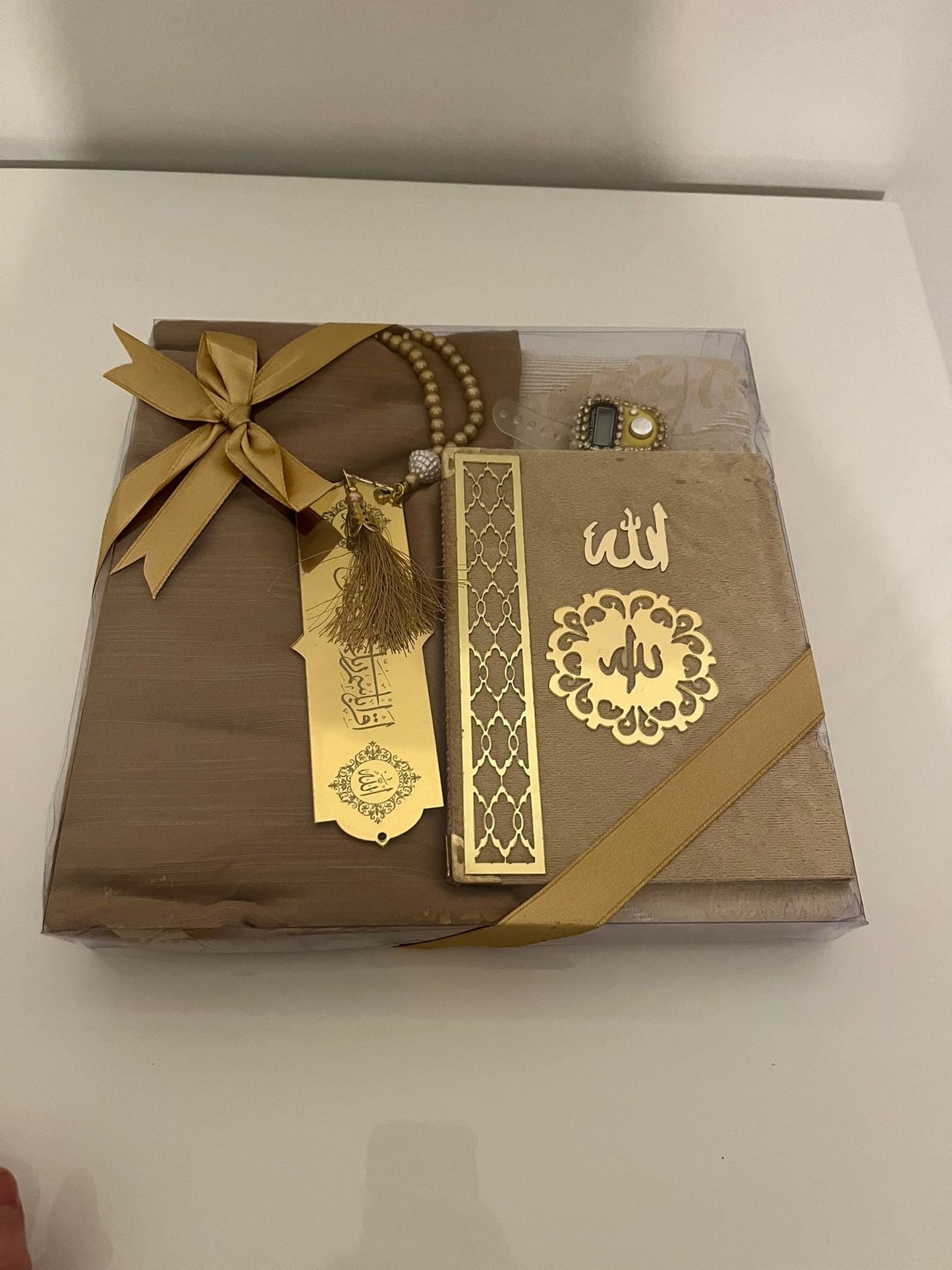Geschenkset Mevlüd Nikah Nisan Dügün Yasin Koran Seti Gold 5tlg