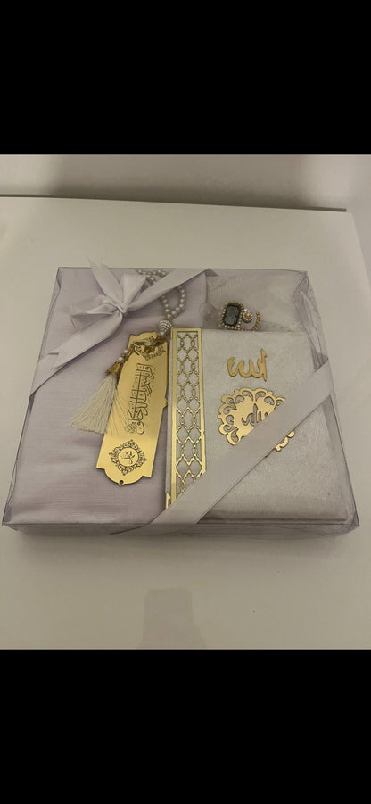 Geschenkset Mevlüd Nikah Nisan Dügün Yasin Koran Seti Gold 5tlg