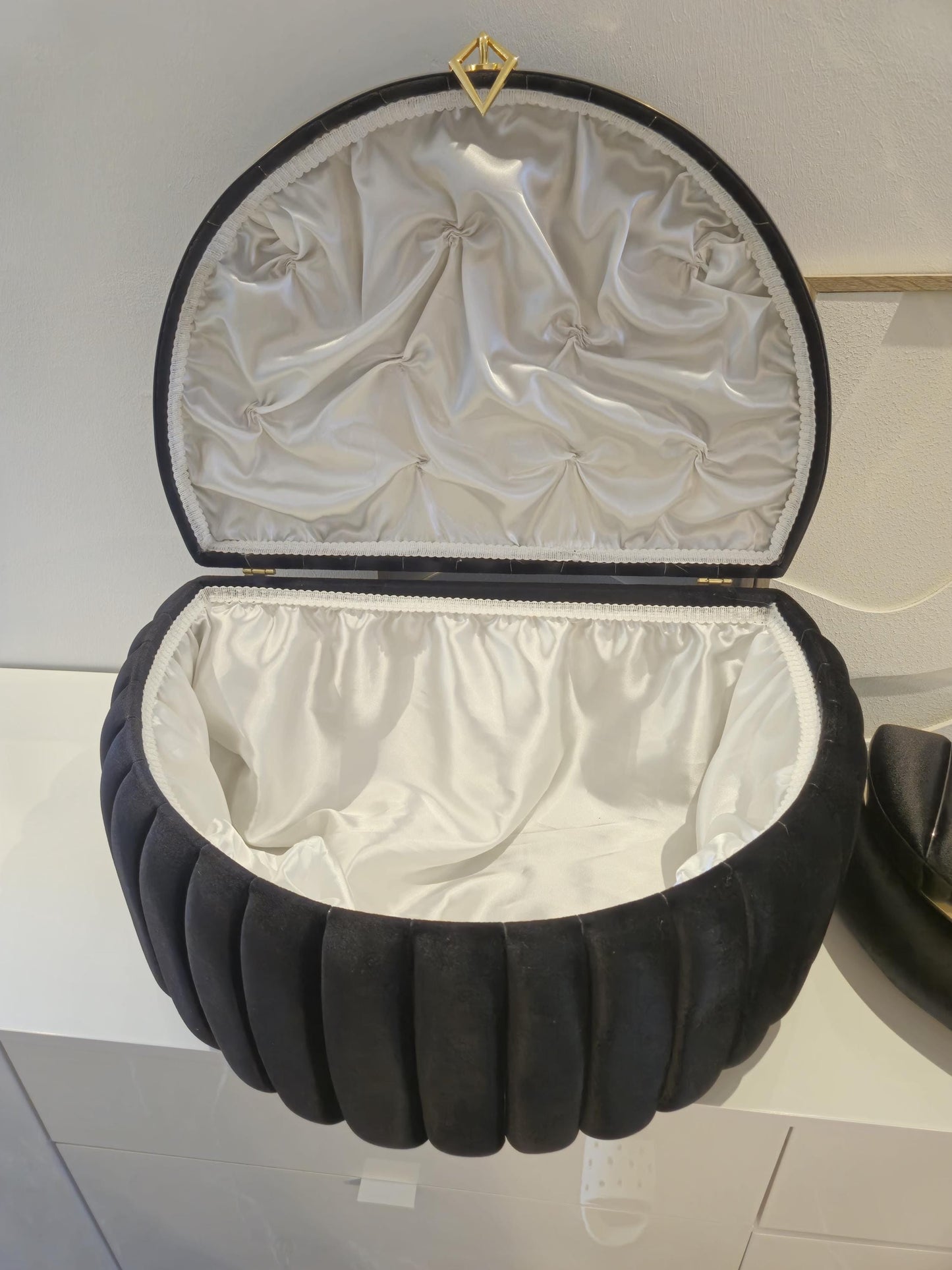 Sandik Bohca Aufbewahrungsboxen 2 Teilig Creme hochwertig