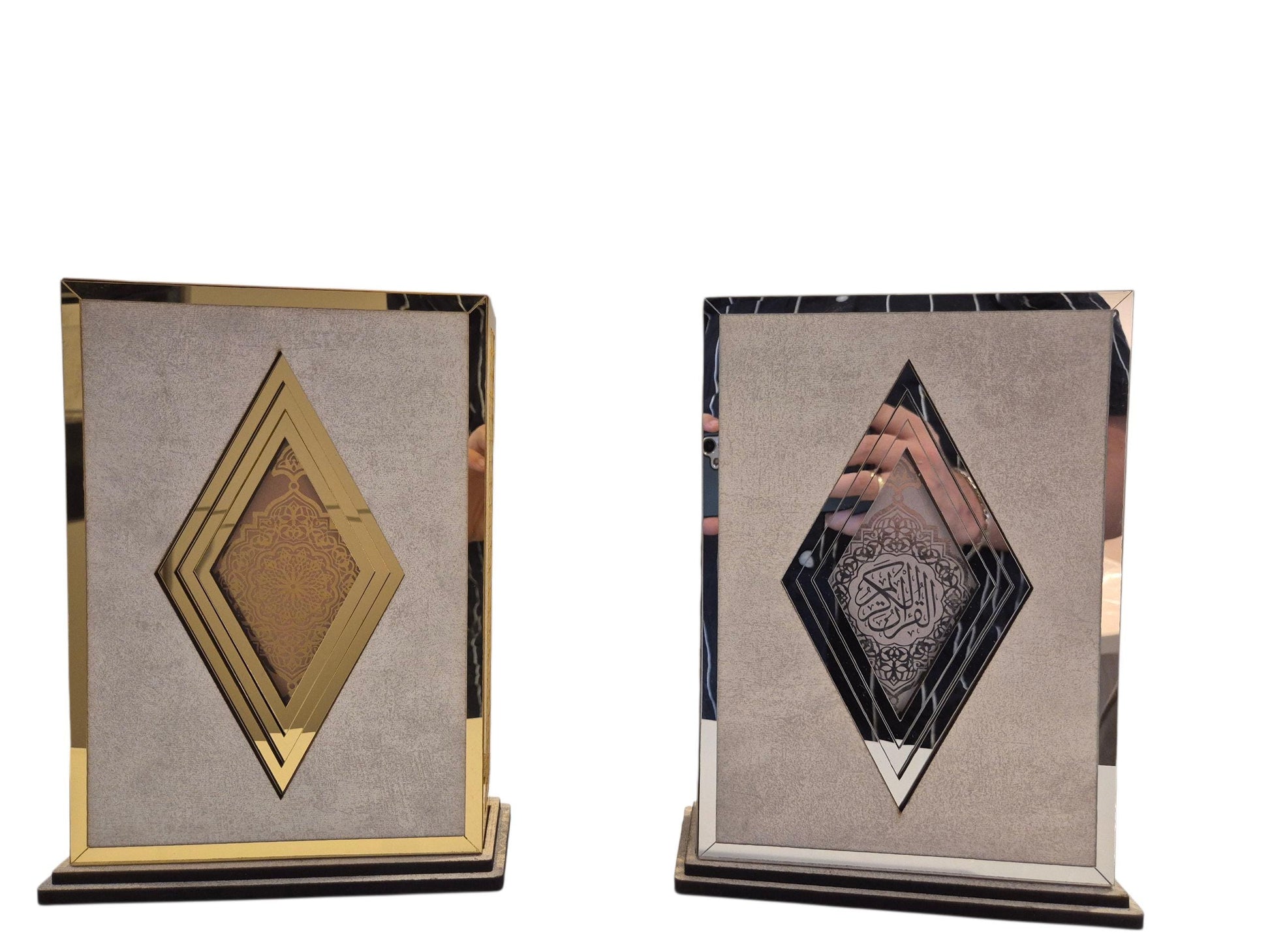 Luxus große Arabische Koran inGeschenkbox in Farbe Gold oder Silber div Farben auf Wunsch