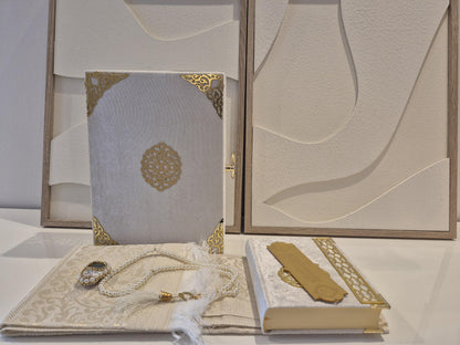 Wunderschönes Geschenkset mit Koran Ideal für Mevlid, Geburt, Hochzeit oder besondere Anlässe