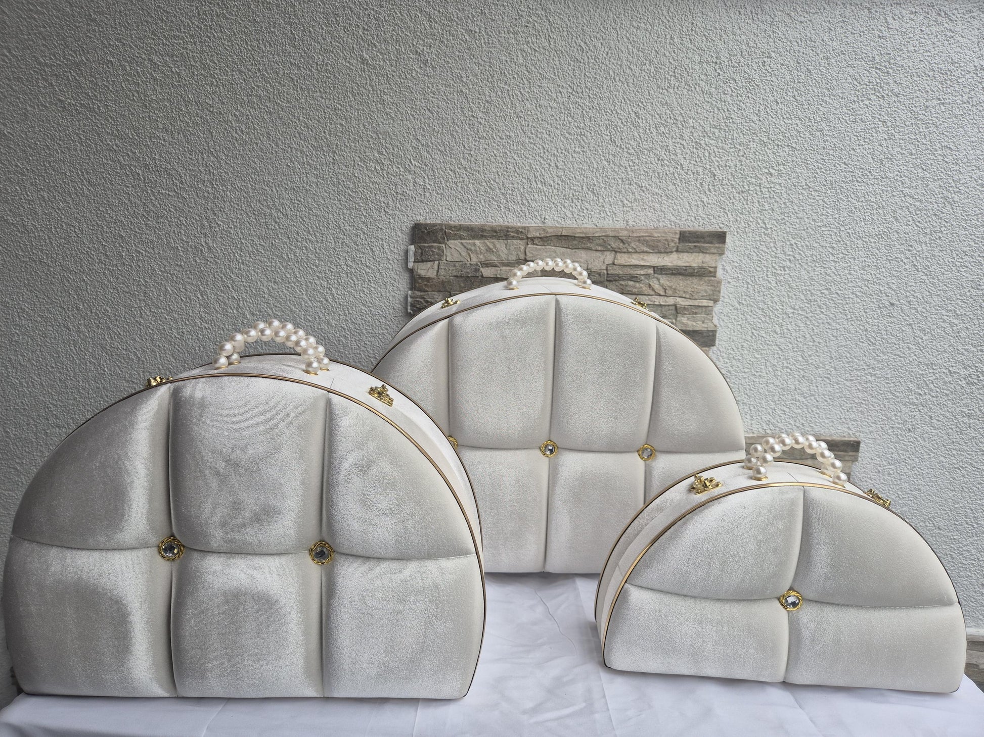 Luxuriöse Schmuckboxen im orientalischen Design – 3-teiliges Set