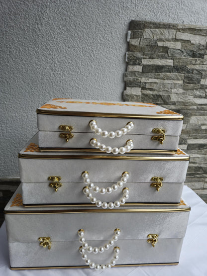 Luxuriöse Schmuckboxen im orientalischen Design – 3-teiliges Set