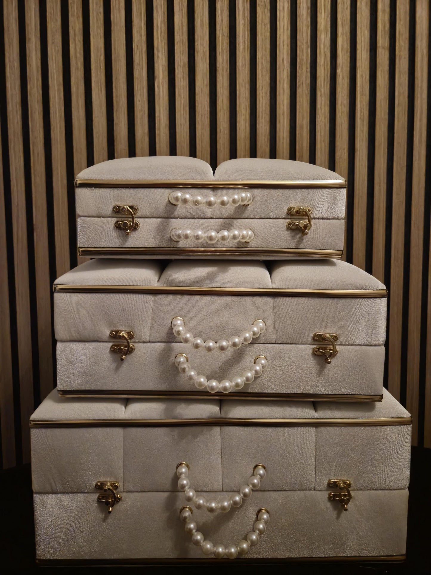 Exklusive Schmuck Aufbewahrungsboxen – 3-teiliges Luxus-Set