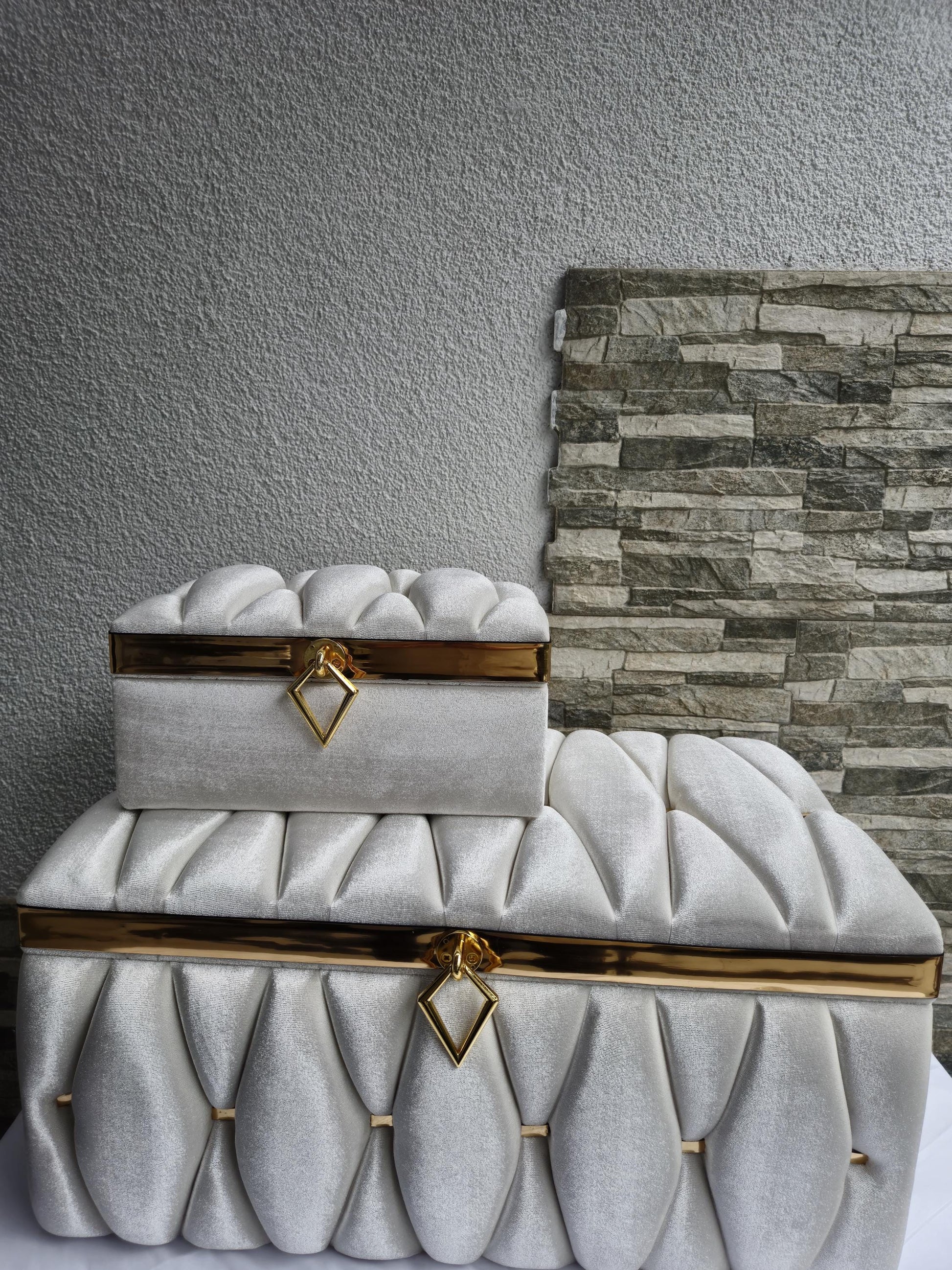 Ceyiz Bohca 3er Sandik +Handspiegelset+Kuran Set 4tlg