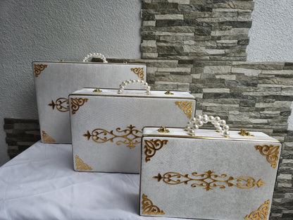 Luxuriöse Schmuckboxen im orientalischen Design – 3-teiliges Set