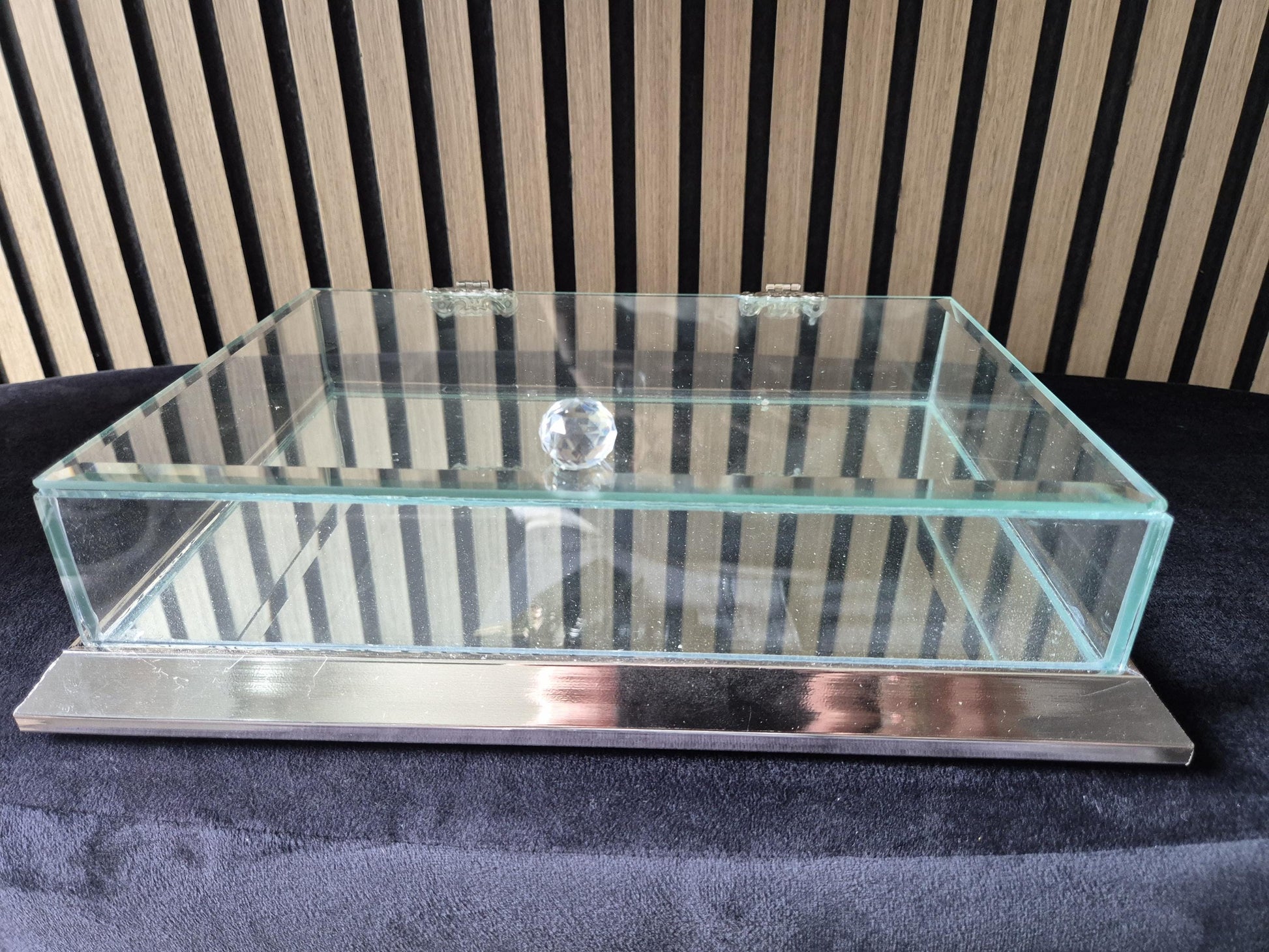 Ceyiz Schocko Schmuck Aufbewahrungsbox mit Deckel Silber restposten b ware top Zustand