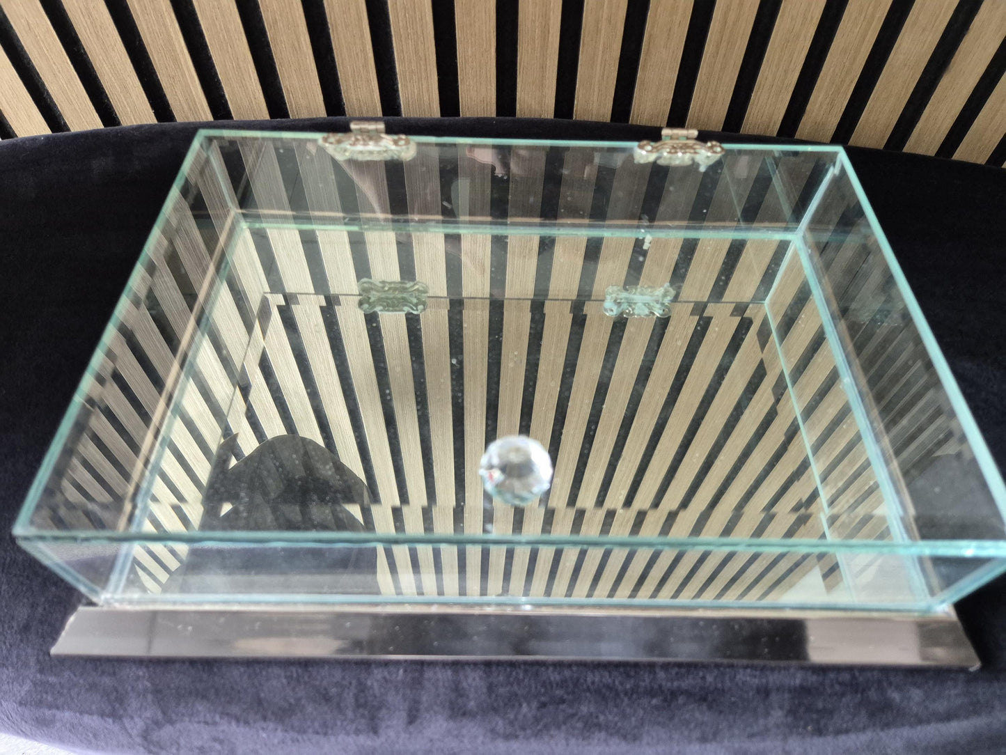 Ceyiz Schocko Schmuck Aufbewahrungsbox mit Deckel Silber restposten b ware top Zustand