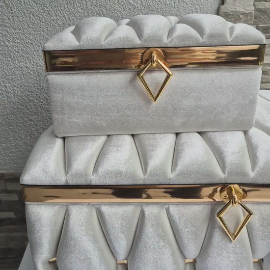 Ceyiz Bohca  3er Sandik +Handspiegelset+Kuran Set 4tlg