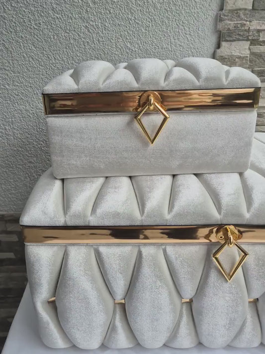 Ceyiz Bohca  3er Sandik +Handspiegelset+Kuran Set 4tlg