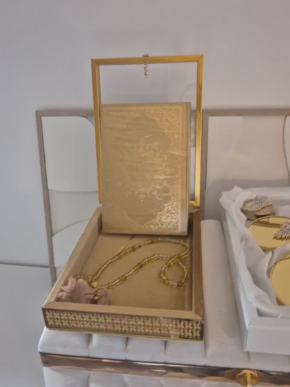 Luxuriöse Geschenksets für besondere Anlässe – Koranbox, 3tlg Sandik Set & Beauty-Set