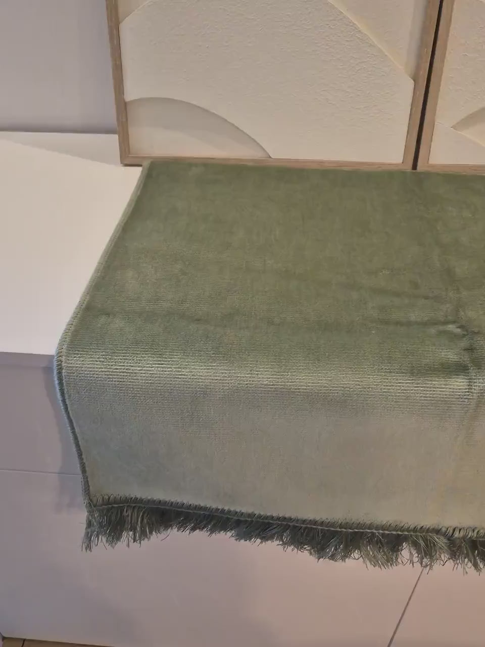 Luxusqualität  Gebetsteppich Namazlik mit Gravur Annem und Crystal Tesbih in div.Farben hochwertig