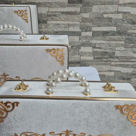 Luxuriöse Schmuckboxen im orientalischen Design – 3-teiliges Set