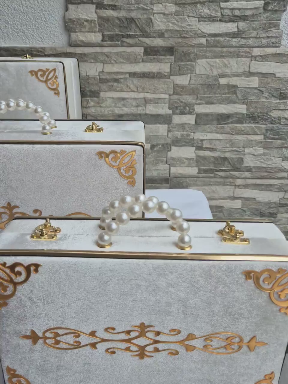 Luxuriöse Schmuckboxen im orientalischen Design – 3-teiliges Set