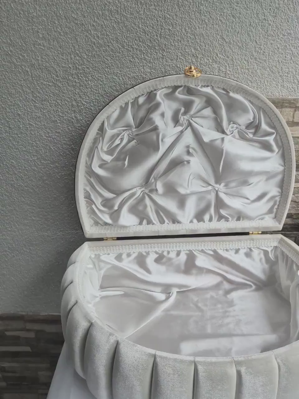 Sandik Bohca Aufbewahrungsboxen 3 Teilig creme